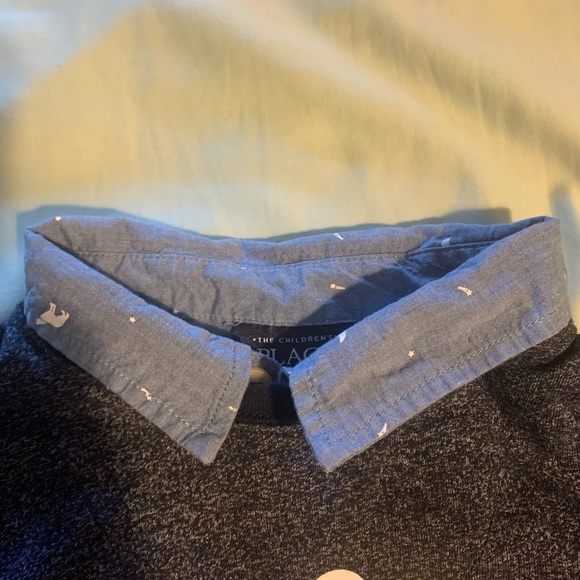 Cute Faux Collared Sweatshirt Mr.Cool - Picture 4 of 5